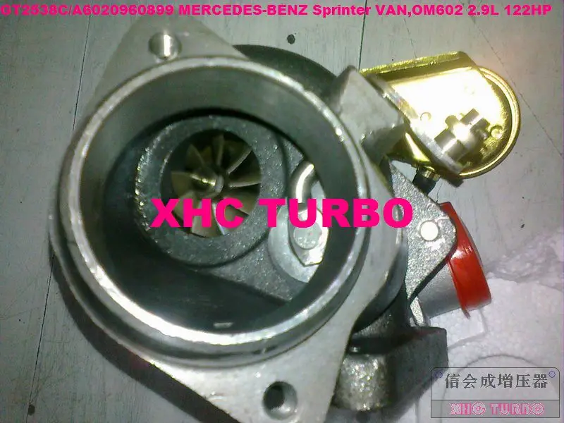 Новый турбокомпрессор GT2538C 454207-5001S для Mercedes-BENZ SprinterI 212D/312D/412D 2.9L OM602DE29LA 122HP |