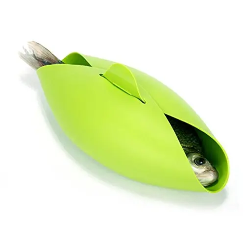 1 шт. силиконовый Пароварка чаша для рыбы чайник складная микроволновая печь Poacher