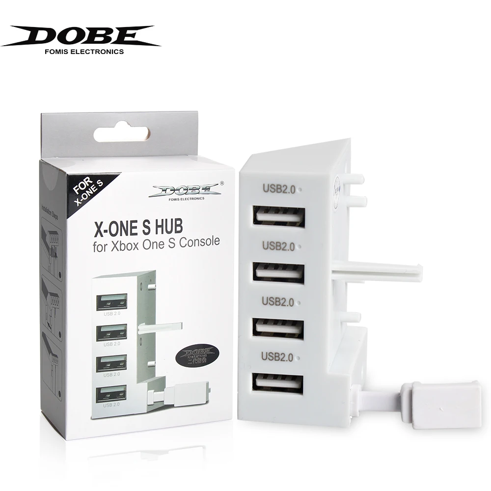 ДОБЕ 4 Порты USB Hub 2 0 для microsoft xbox те/xbox один тонкий расширения адаптер Зарядное