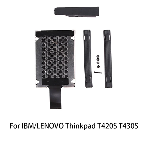 T420S T430S HDD жесткий диск крышка Caddy Рельсы+ винт для IBM/LENOVO Thinkpad X200 X200S X201 X201i X201S T61 R61 T430 T430i T420 - Цвет: T420S T430S