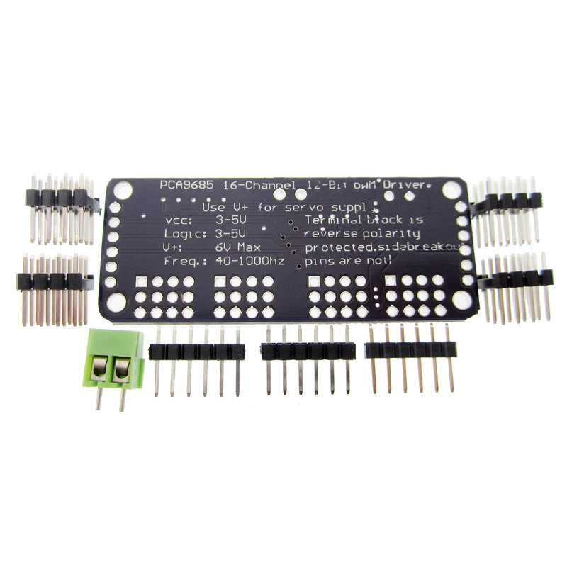 Сервопривод 16 каналов 12-битный PWM/сервопривод Driver-I2C интерфейс PCA9685 или защитный