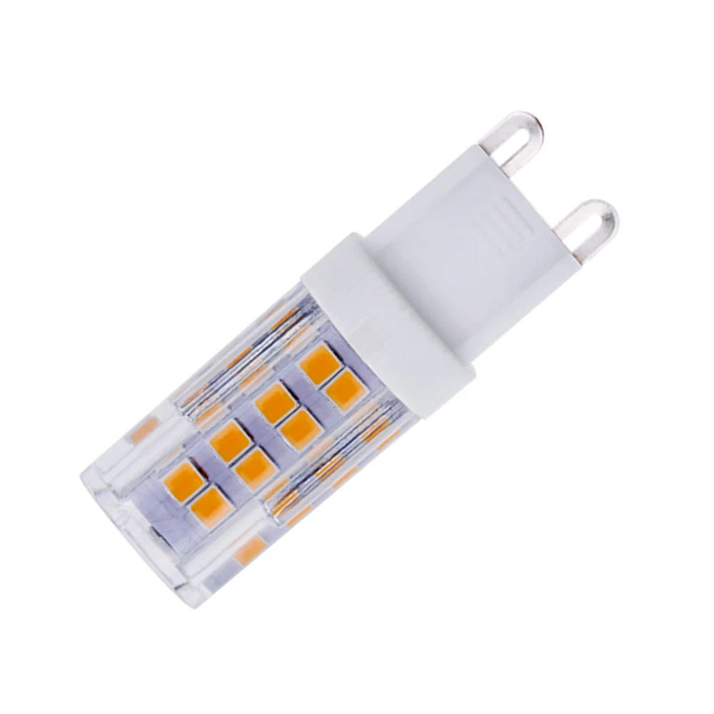 50 шт./лот 4 Вт 6 G9 керамическая Лампа 110 В 220 Epistar SMD 2835 светодиоды большой мощности