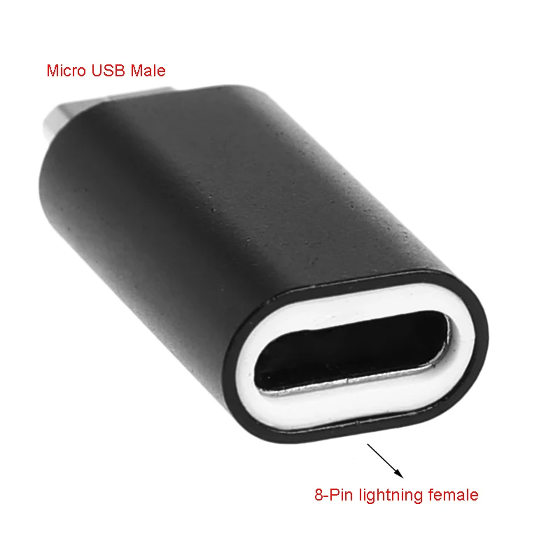 Адаптер конвертер 8Pin с разъемом Lightning на Micro USB для телефонов Samsung Motorola Huawei Moto LG