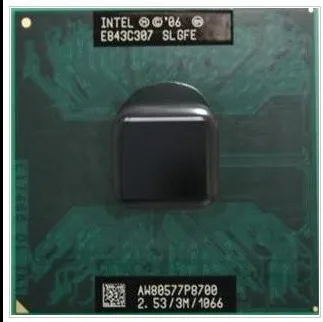 Процессор lntel Core 2 Duo Mobile P8700 двухъядерный 53 ГГц 3 МБ 1066 МГц разъем 478 процессор (100%