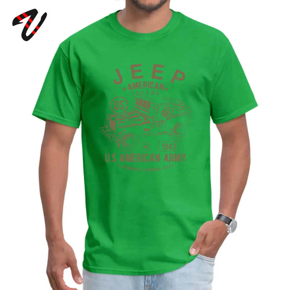 Green JEEP Army fitness Tight Linux топы, футболка для мужчин, мексиканская легенда, ткань, круглый вырез, топ, футболки, Европа, футболки на продажу - Цвет: Green