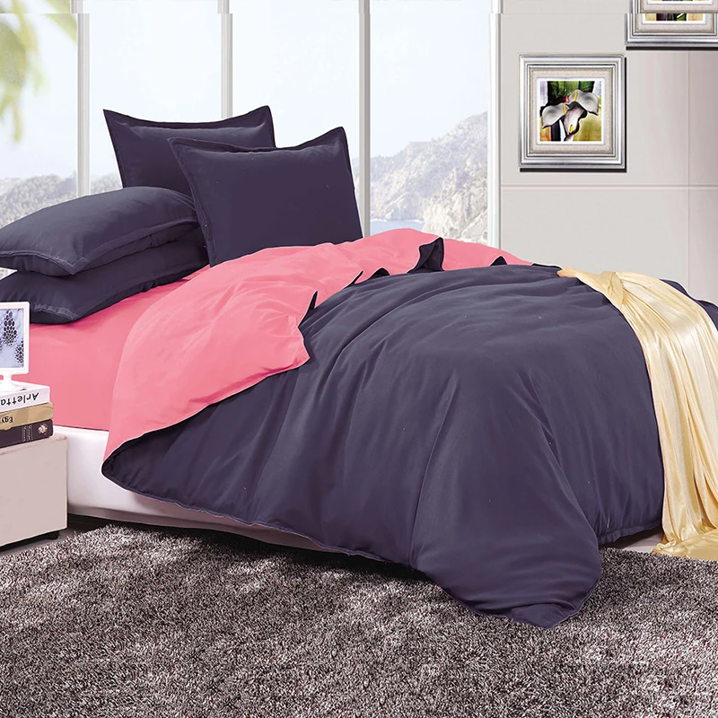 Bellihome Однотонная одежда прочные теплые Постельное белье тендер 4/6 шт Набор