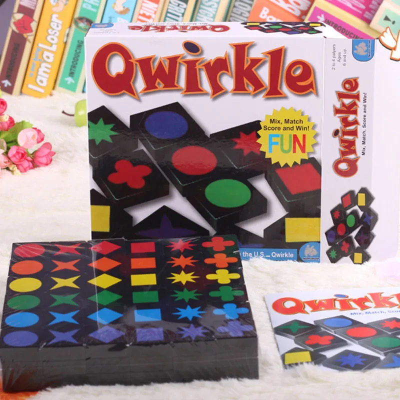 2019 Горячая продажа Qwirkle смесь счет и Win дети образовательная игра шашки