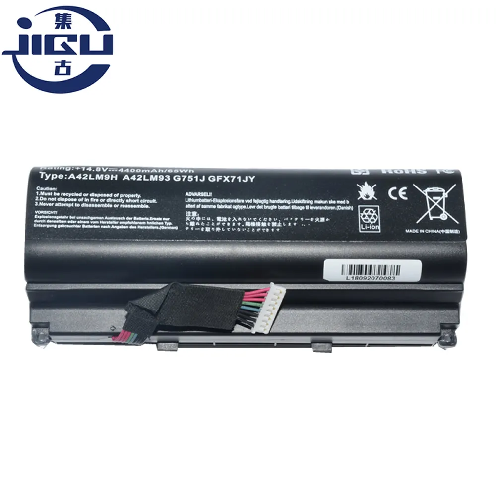 

JIGU 8Cells Laptop Battery A42LM93 A42LM9H A42N1403 For Asus G751 Series G751J G751JM G751JT G751JY GFX71 GFX71J GFX71JM GFX71JT