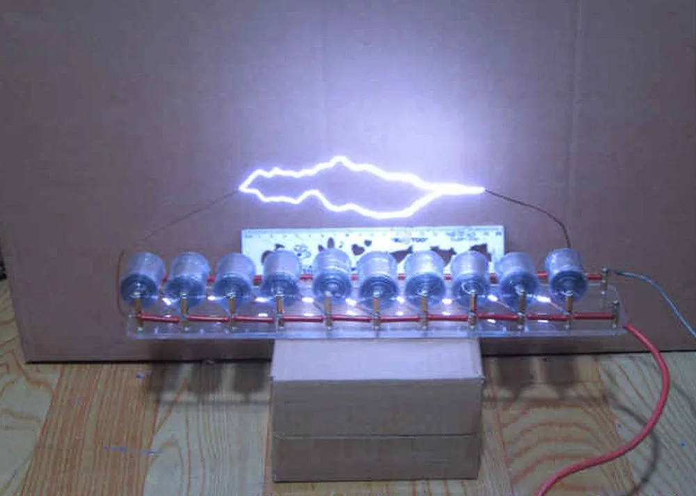 10 классов Marx/импульсное напряжение/фотогенератор/катушка Tesla DIY kit Бесплатная