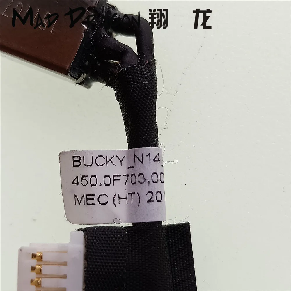 Бренд MAD DRAGON ноутбук новый DC в IN кабель питания для Dell Inspiron 5480 5580 BUCKY N14 450.0F703.