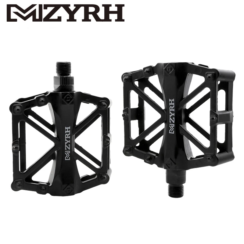 MZYRH  Ultralight Seal Bearings Bicycle Pedals  Aluminum Alloy Road bmx Mtb Pedals Flat Platform Bicycle Parts Accessories
