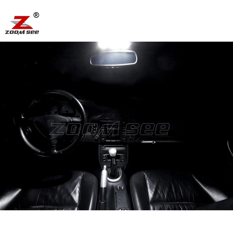 10 шт. светодиодный светильник для внутренней двери + купольный Porsche Для серии 911 996