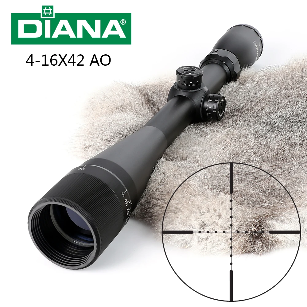 Тактический прицел 4 16X42 AO оптический Mil Dot для охотничьей винтовки|hunting rifle scope|rifle