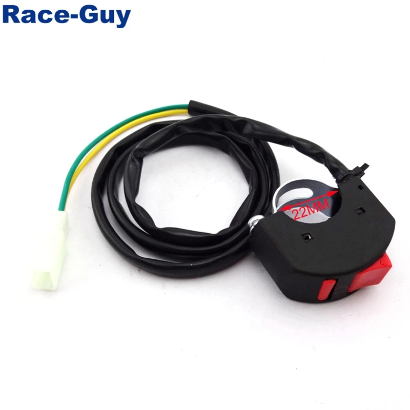 22 мм ручка выключатель для 50cc 70cc 90cc 110cc 125cc 140cc 150cc 160cc китайский питбайк мотоцикл