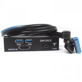 20 шт./лот USB 3 0 2 порта и Firewire 800 IEEE 1394 1394B Power Esata Передняя панель 5 &quotFloppy Bay бесплатная