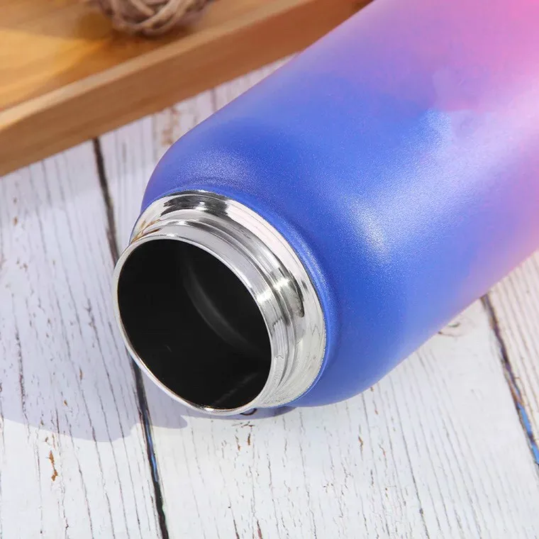 2018 Новые 7 цветов Красочные изолированные бутылки для воды из нержавеющей стали 18