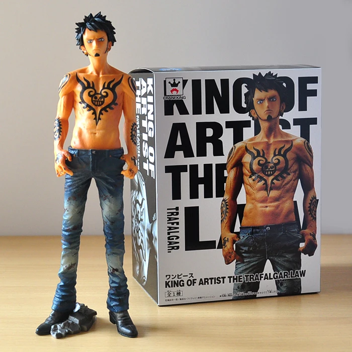 26cm Japan Anime Trafalgar Law Rowe Boxed PVC Model Toys Action Figures Kids Birthday/Xmas Collections Gifts | Игрушки и хобби