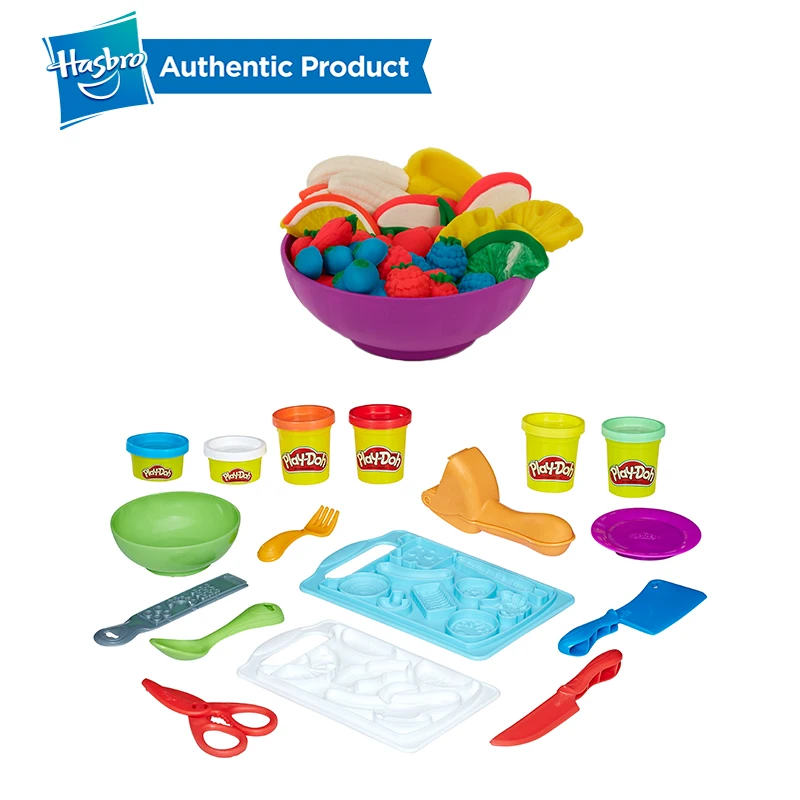Hasbro Play-Doh кухонные творения форма 'n Slice развивающие игрушки светильник мягкая глина DIY Игровой Набор Дети мальчики девочки
