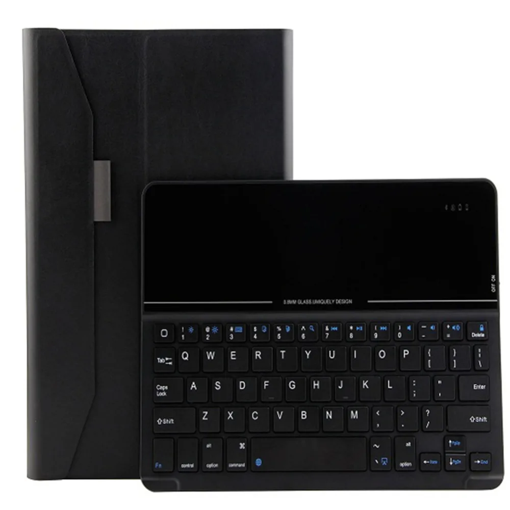 Чехол со съемным закаленным стеклом и Bluetooth клавиатурой для нового iPad 9 7 дюйма 2017