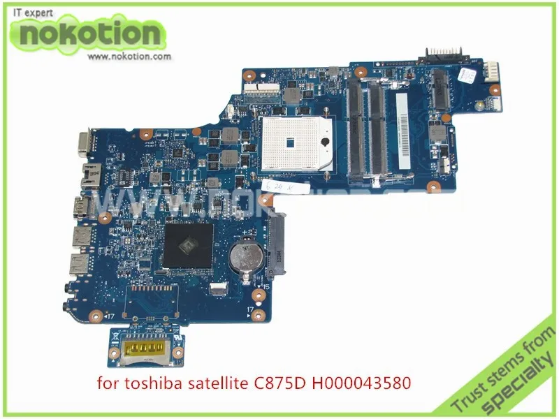 

NOKOTION H000043580 Laptop motherboard For toshiba Satellite C875D L870 L875 C875 Series DDR3 PLAC CSAC UMA mainboard rev 2.1