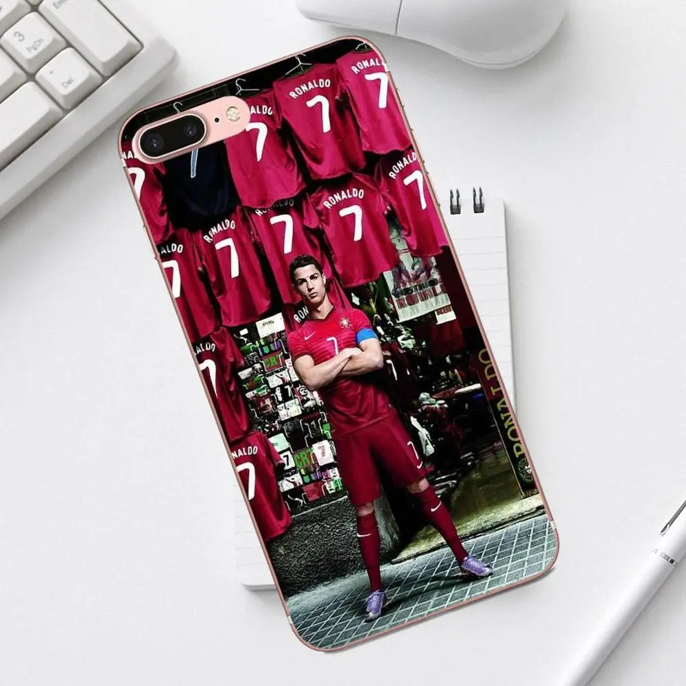 Футбол Спорт звезды мягкий TPU Live Love телефон для iPhone 4 4S 5 5C SE 6 6S 7 8 Plus X XS Max XR Galaxy A3 A5 J1