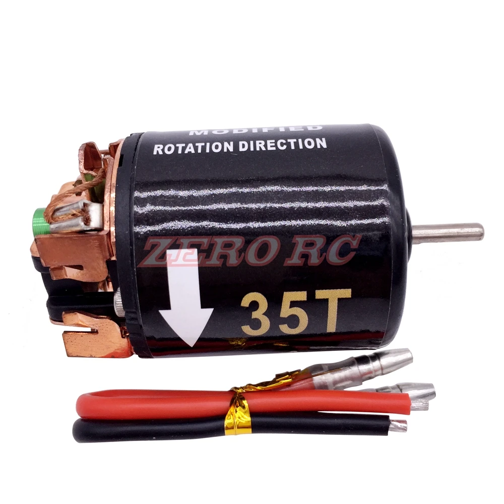 1/10 RC 540 щеточный Электрический мотор 21T 27T 35T 45T 55T для RC4WD D90 D110 AXIAL SCX10 Wraith Rock Crawler