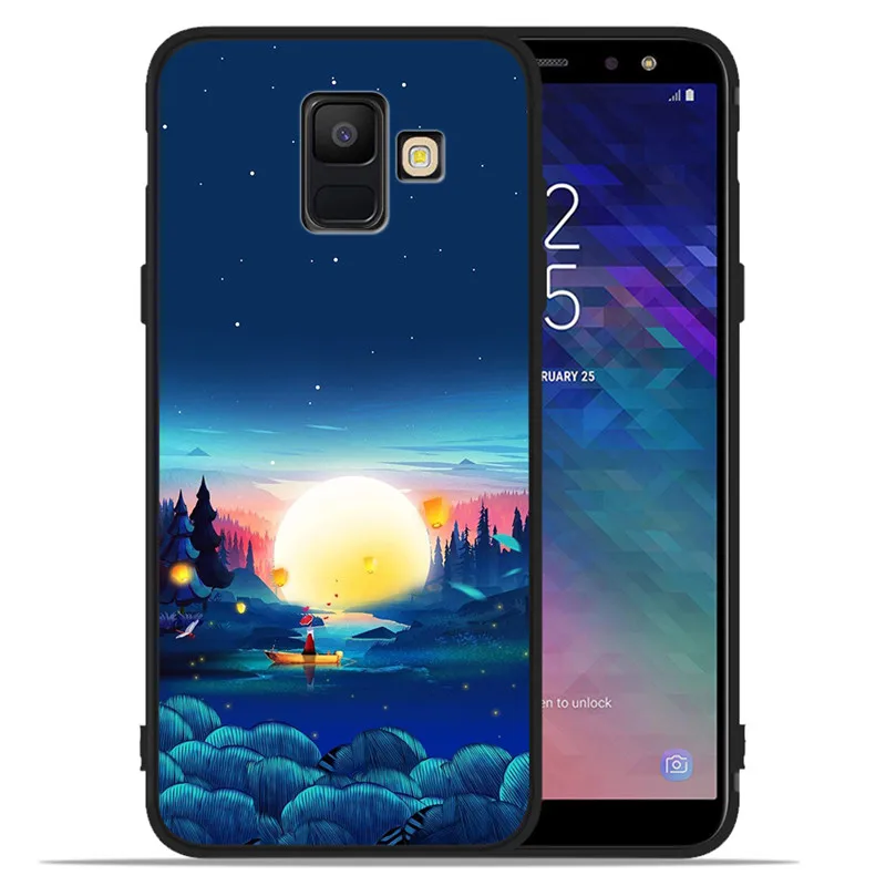 И надписью «Don't touch my phone»(не трогай мой для samsung Galaxy A9 A8 A7 A6 A5 A3 J3 J4 J5 J6 J8 плюс чехол для телефона чехол Coque Чехол-футляр мягкий