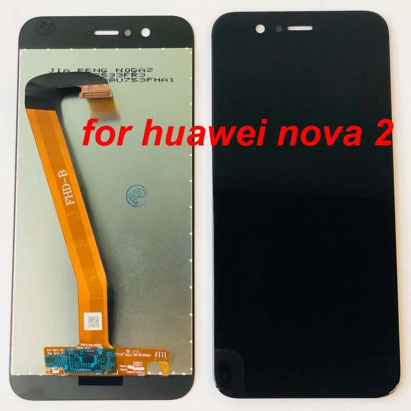 ЖК дисплей с дигитайзером тачскрина в сборе для Huawei Nova 2 Nova2 100% испытано сменный