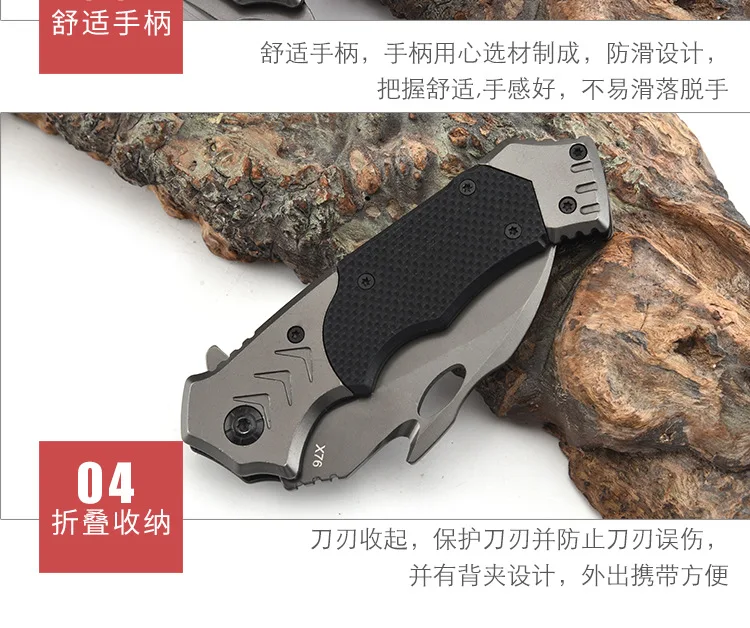 Нож Karambit, охотничьи ножи, походный инструмент, тактический нож для выживания, G10, ручка из нержавеющей стали, нож-коготь с коробкой