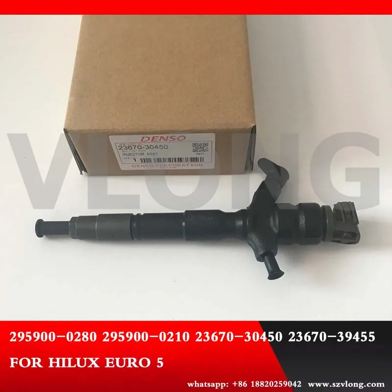 GENUINE AND BRAND NEW DIESEL PIEZO FUEL INJECTOR 295900-0280 295900-0210 FOR HILUX EURO 5 23670-30450 23670-39455 | Автомобили и