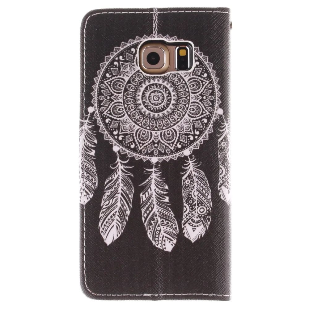Флип чехол для coque fundas Samsung Galaxy S6 Edge G925 кошелек + держатель карт|flip case|wallet casecase for |