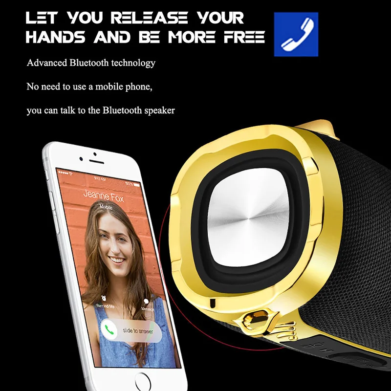 LIGE Портативный беспроводной Bluetooth динамик стерео большая мощность 20 Вт система TF FM радио Музыкальный сабвуфер Колонка динамик s для компьютера