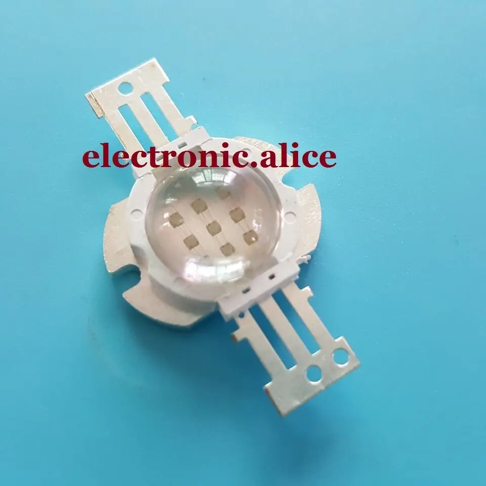 Светодиодная ультрафиолетовая лампа высокой мощности 10 Вт 395 нм 900 мА 12 В + 60