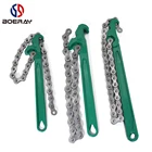 Сверхмощный гаечный ключ Boerray с цепочкой и храповым механизмом разных размеров, инструмент для масляного фильтра, фитинги для труб, инструменты