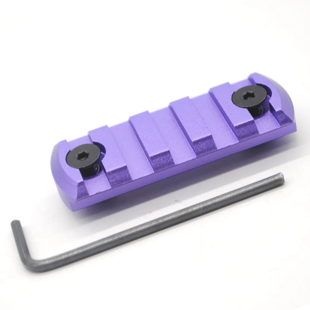 5 слотов/2 2 дюйма фиолетовый AR15/M4/M16 карабин накладка Weaver направляющая для