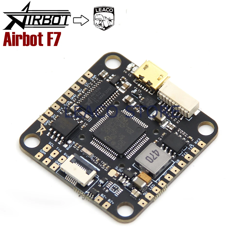Фото Полетный контроллер Airbot F7 AIO полностью встроенный BetaFlight OSD поддержка 3-6S прямой LiPo Полетный контроллер Airbot F7 AIO полностью встроенный BetaFlight OSD поддержка 3-6S прямой LiPo