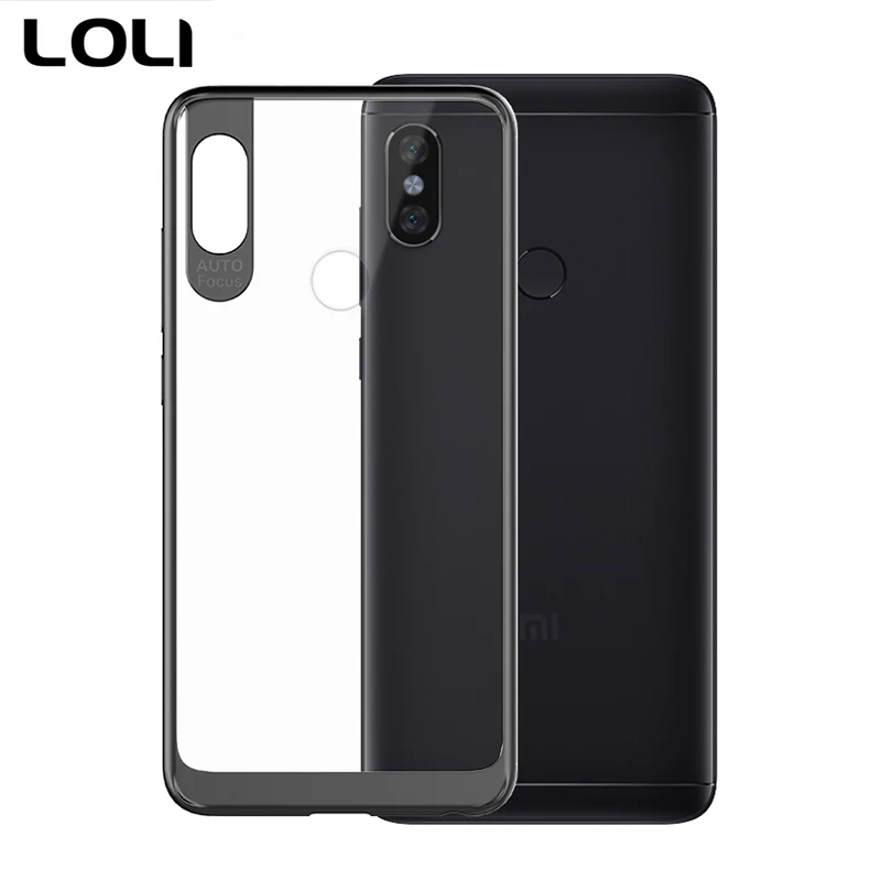 Loli Роскошные прозрачные ПК ТПУ чехол для телефона Xiaomi Redmi Note 5 полный Телефон xiomi