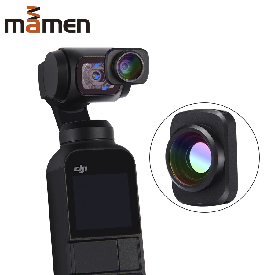 

Широкоугольный макрообъектив MAMEN 2019, OP-5, OP-6, для Dji Osmo Pocket 10X HD 4K, подвес, аксессуары, магнитные линзы