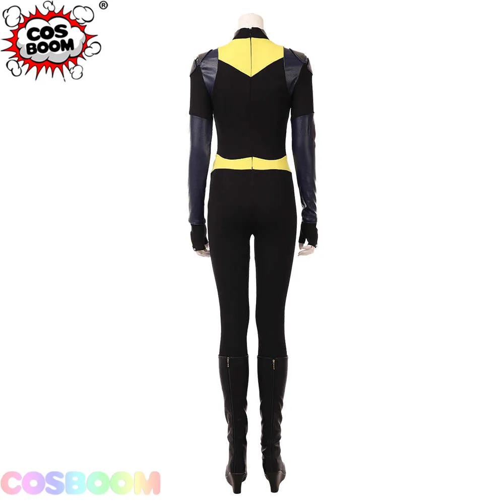 COSBOOM Negasonic подростков утверждает Косплэй костюм Дэдпул 2 наряд Ellie Phimister