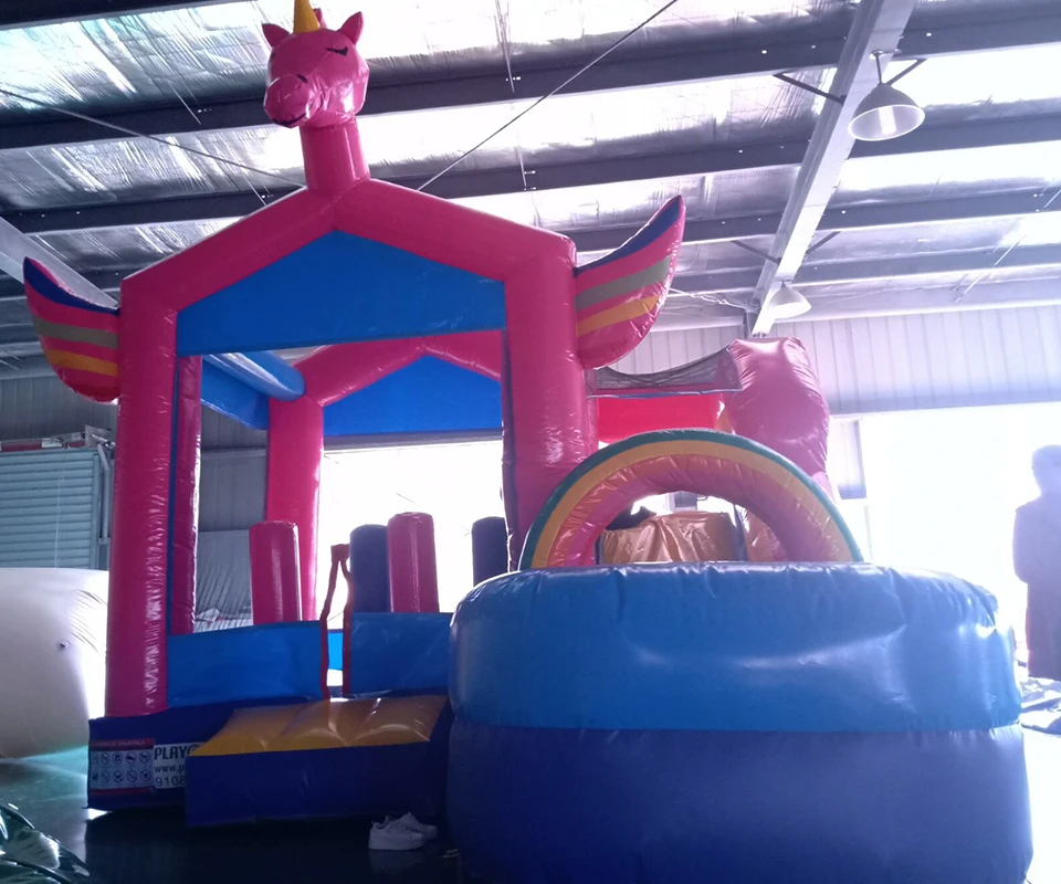 Надувной батут в виде единорога надувной комбинированный замка распродажа|Детская площадка| |
