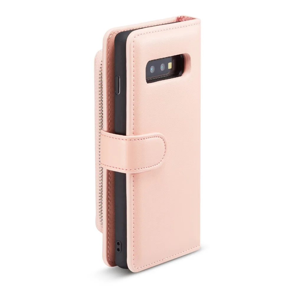 Для samsung Galaxy S10 Plus S10e S9 S8 Note 9 8 кожаный чехол для карт 2 в 1 съемный флип-чехол для samsung S10 чехол-кошелек