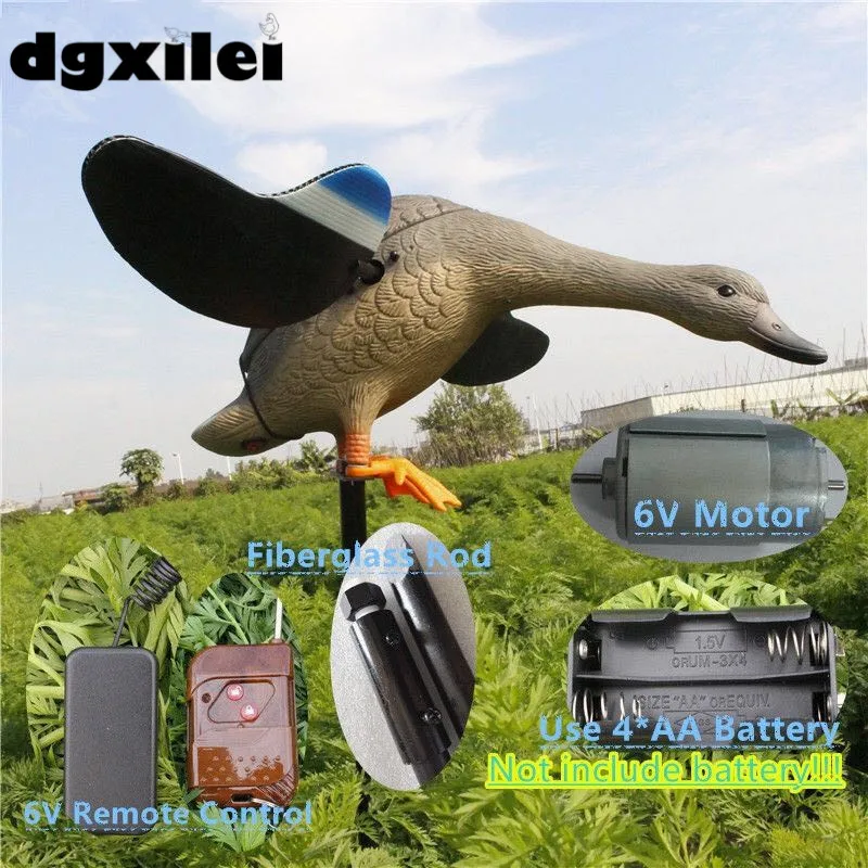 

2017 Russian Outdoor Decoys For Duck Hdpe Plastic Green Head Duck Hunting Decoys With Magnet Spinning Wings From Xilei