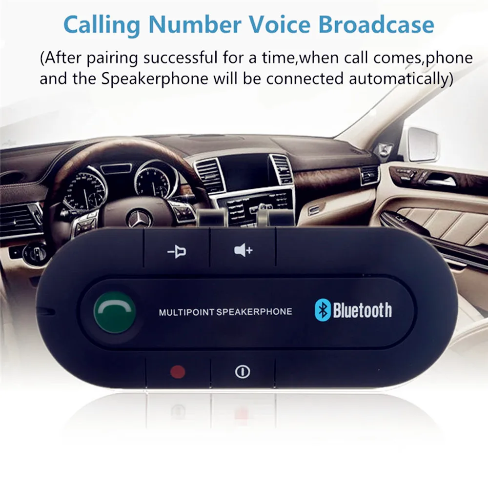 Kebidumei Bluetooth автомобильный комплект музыкальный ресивер без рук беспроводной AUX