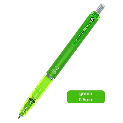 05green 1 шт. MA85 zebra DelGuard анти ломающийся сердечник механический карандаш высокого качества прокладочный карандаш школьные принадлежности - Цвет: 05green