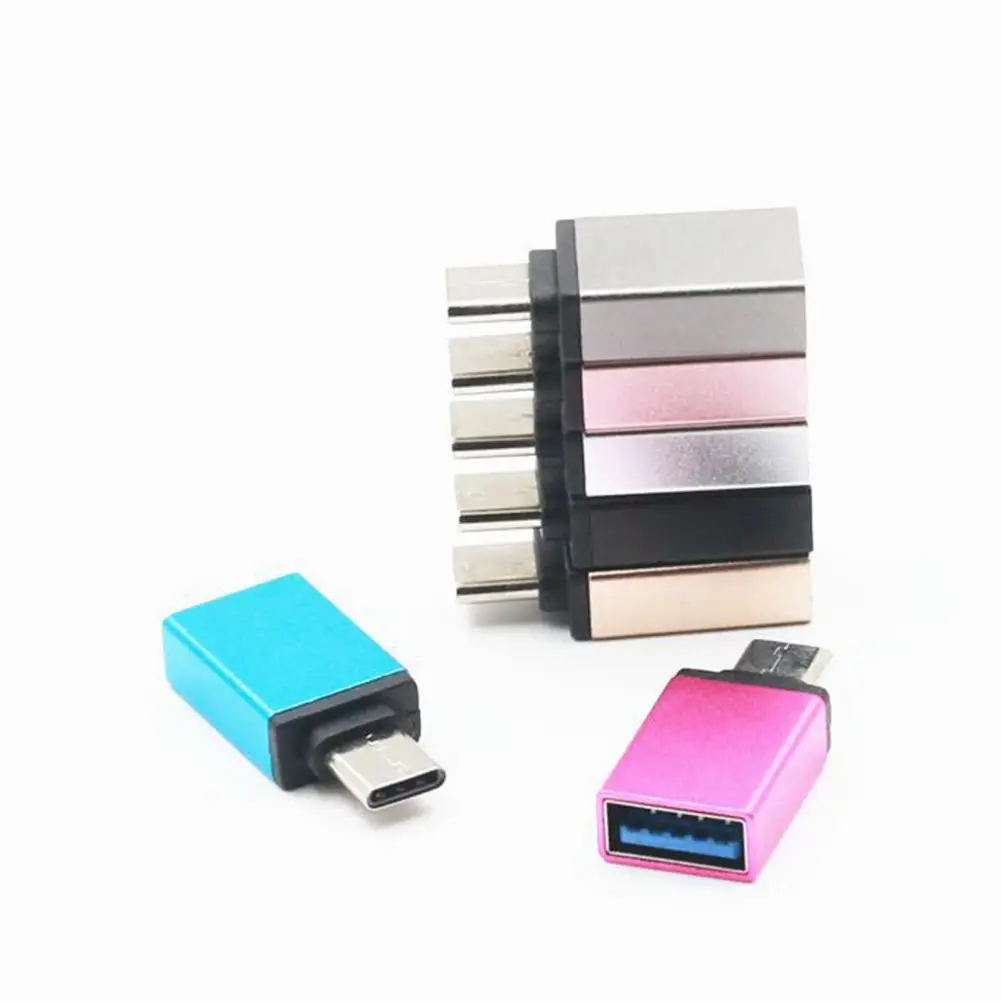 Адаптер с разъемом type C на USB OTG конвертер 3 0 адаптер для зарядки и синхронизации