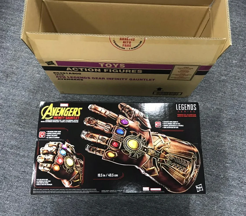 Бесконечная рукавица Marvel Toys Legends Series Thanos Gauntlet шарнирный электронный кулак бесконечная рукавица для игрушек
