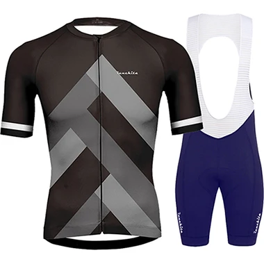 Set A1 Uniforme ciclismo Runchita летний комплект из Джерси для велоспорта с коротким рукавом Одежда для велоспорта Мужская одежда для велоспорта go pro MTB roupa de ciclismo - Цвет: Set A1