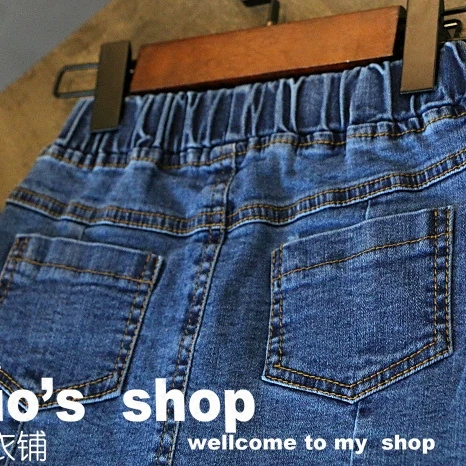 Мода модель Cherry denim девушки юбки лето 2017 детей tassle джинсы pettiskirt для тюль юбка юп