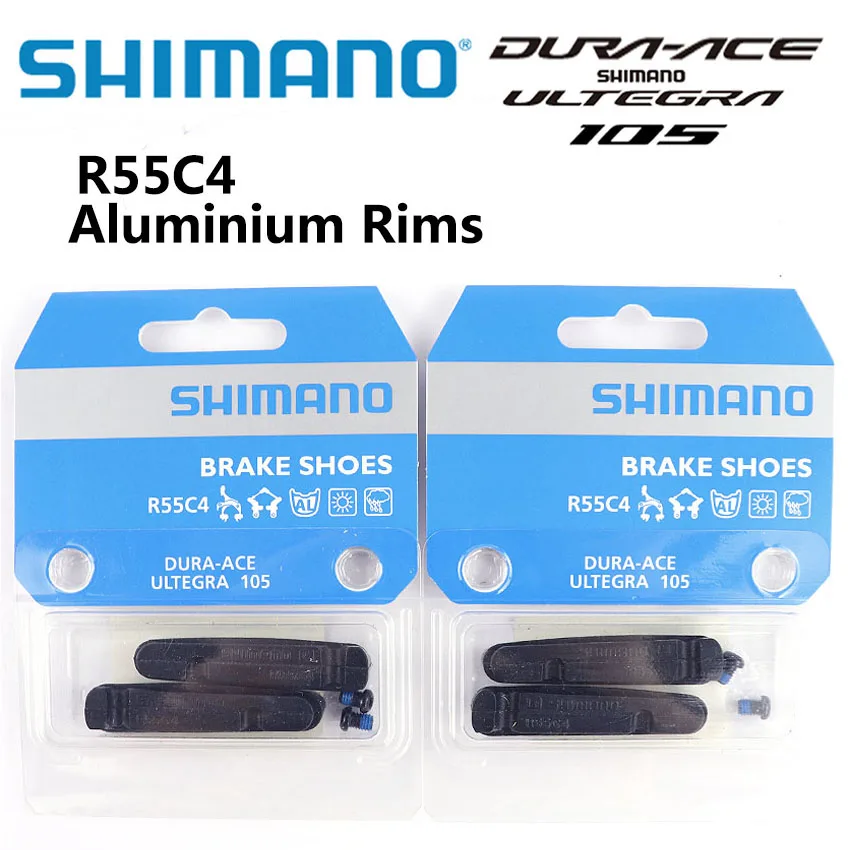 Shimano Dura-ace Ultegra 105 R55C4 Алюминиевый обод для шоссейного велосипеда велосипедный картридж Тормозная обувь Shimano оригинальные товары Аксессуары для велосипеда