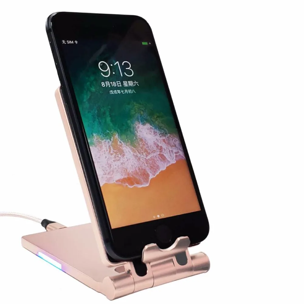 Универсальный мобильный телефон Беспроводное зарядное устройство Ци быстрый